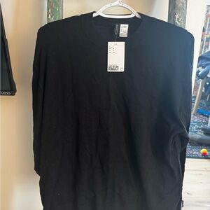 H&M Black Crew Neck Sweater
